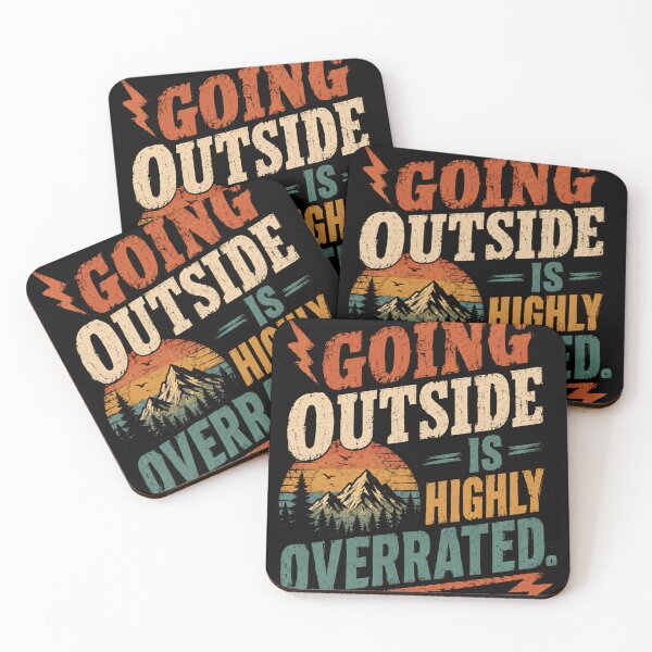 Item preview, Going Outside Is Highly Overrated Introvert Homebody Sarcastic Funny designed and sold by JonesFlora2025.