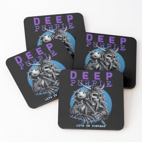 Item preview, Deep Purple Live in Viking Warrior Skull designed and sold by Random-ShirtZ.