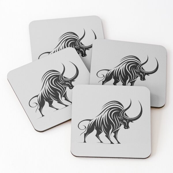 Item preview, Tribal Bull Silhouette designed and sold by ClubVacay.