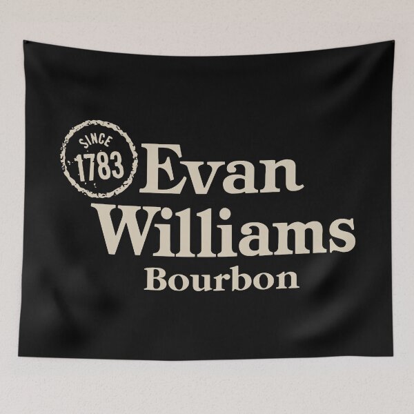 Item preview, Minimalist Evan Williams Whiskey bLine Art designed and sold by Blosslandscape.