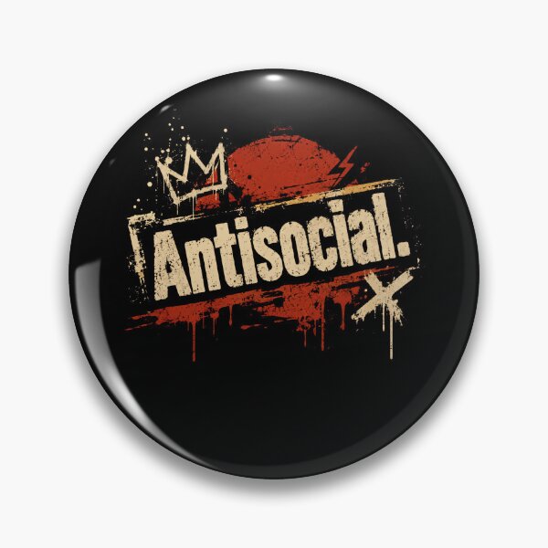Item preview, Antisocial Introvert Personality Loner Attitude designed and sold by JonesFlora2025.