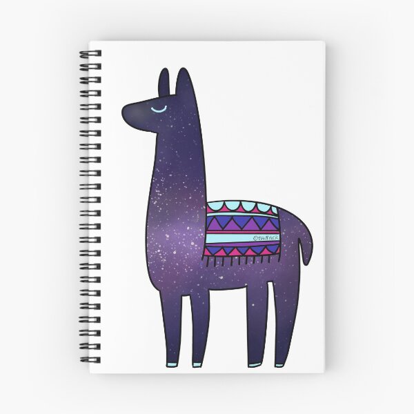 Item preview, SPACE LLAMA DELUXE - dark blue, purple, stars designed and sold by Isa-Miller.