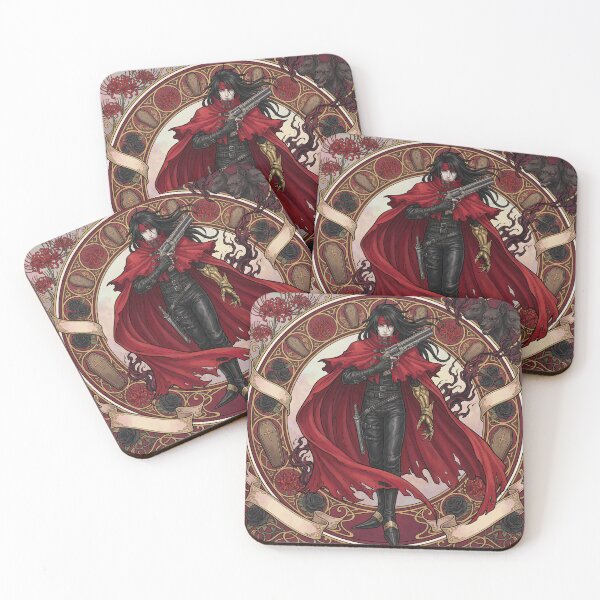 Item preview, Vincent Valentine in Alphonse Mucha Style designed and sold by Solace Sparkles.