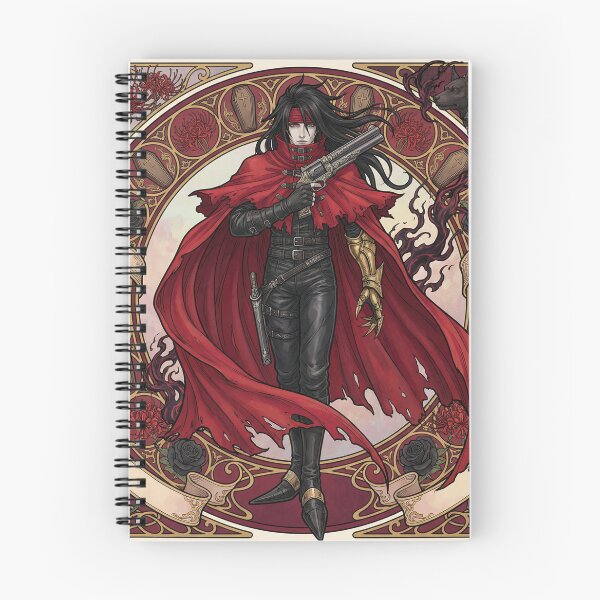 Item preview, Vincent Valentine in Alphonse Mucha Style designed and sold by Solace Sparkles.