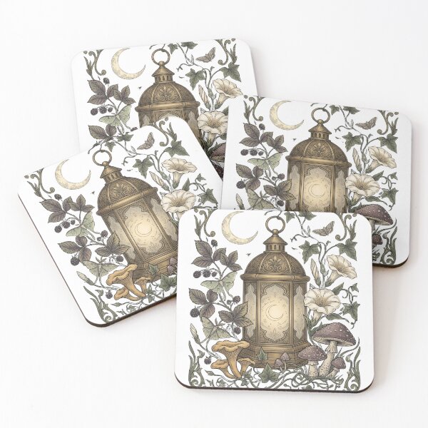 Item preview, Whimsigoth Night Garden Vintage Etching - Victorian Aesthetic designed and sold by VibranPalette.