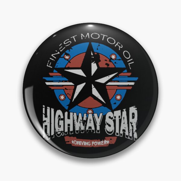 Item preview, Highway Star Finest Motor Oil Driving Power Star Emblem designed and sold by Random-ShirtZ.