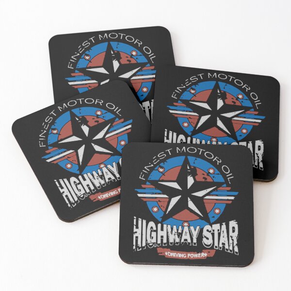 Item preview, Highway Star Finest Motor Oil Driving Power Star Emblem designed and sold by Random-ShirtZ.