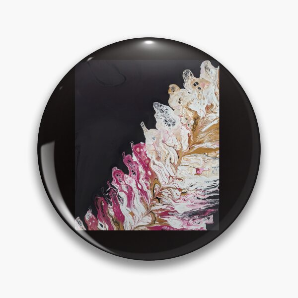 Item preview, Abstract Fluid Acrylic Pour Wave Feather Swirl designed and sold by Megaplexxx.