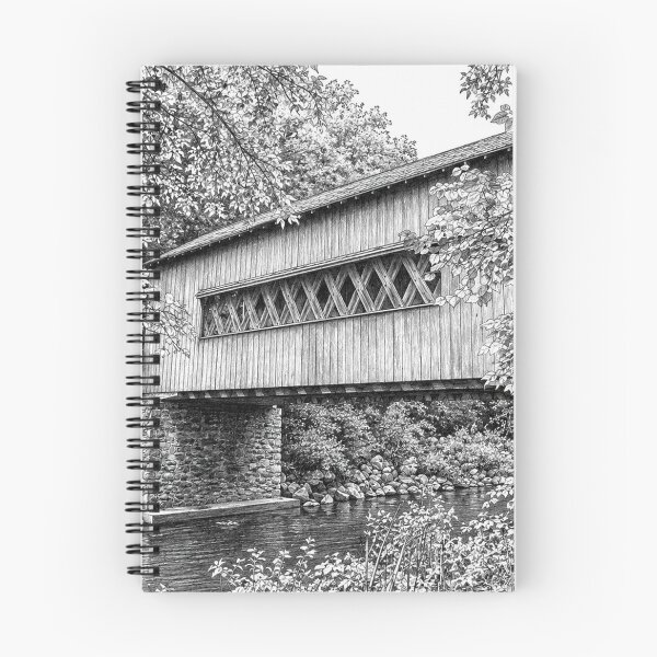 Item preview, Wooddale Covered Bridge graphene designed and sold by gotucoveredart.