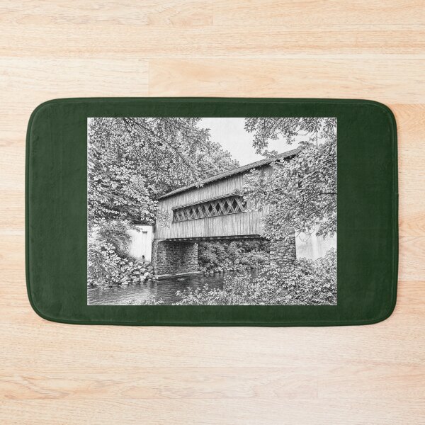 Item preview, Wooddale Covered Bridge graphene designed and sold by gotucoveredart.