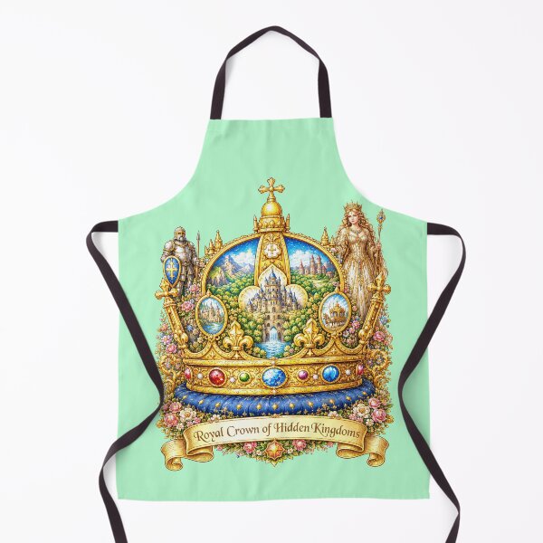 Item preview, Royal Crown of Hidden Kingdoms | Fantasy Castle Art Nouveau Illustration designed and sold by sunbowjp stadio.