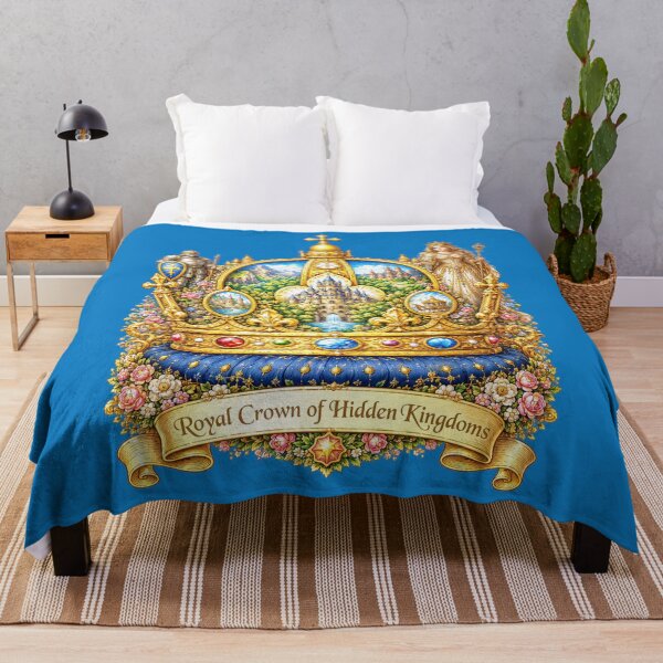 Item preview, Royal Crown of Hidden Kingdoms | Fantasy Castle Art Nouveau Illustration designed and sold by sunbowjp stadio.