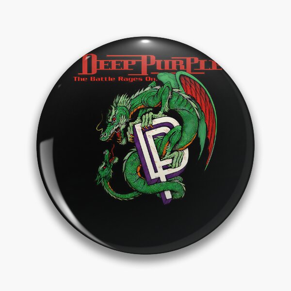 Item preview, Deep Purple The Battle Rages On Green Dragon designed and sold by Random-ShirtZ.