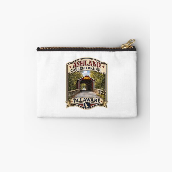 Item preview, Ashland Covered Bridge over Red Clay Creek Rustic designed and sold by gotucoveredart.