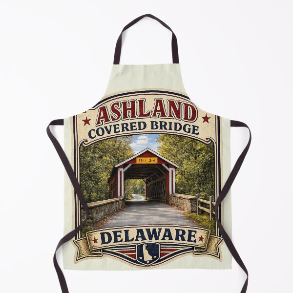 Item preview, Ashland Covered Bridge over Red Clay Creek Rustic designed and sold by gotucoveredart.