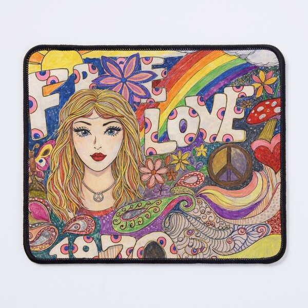 Item preview, FREE LOVE NINETEEN SEVENTY designed and sold by APRICOTMOON25.