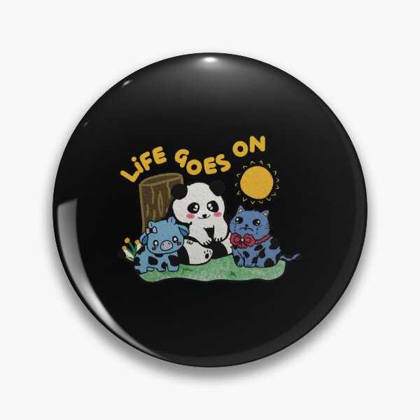 Item preview, PeiPei and Keke Life Goes On Positive Quote Design designed and sold by Peipeiandkeke.