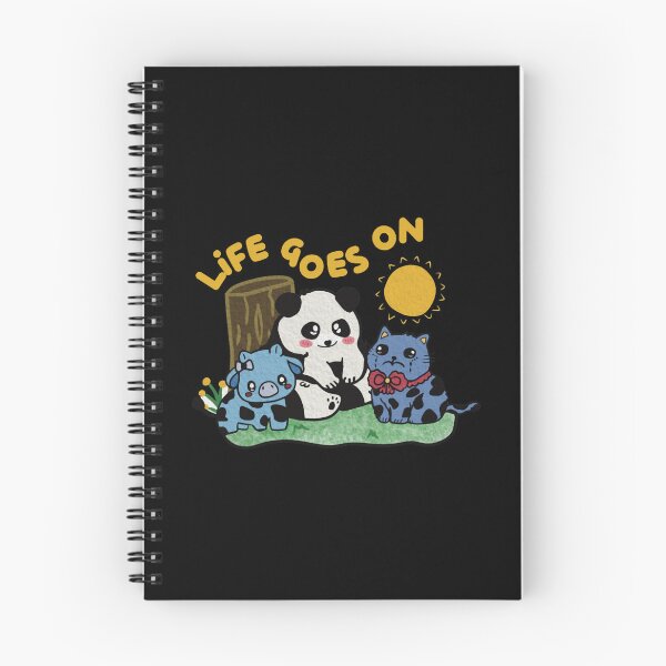 Item preview, PeiPei and Keke Life Goes On Positive Quote Design designed and sold by Peipeiandkeke.
