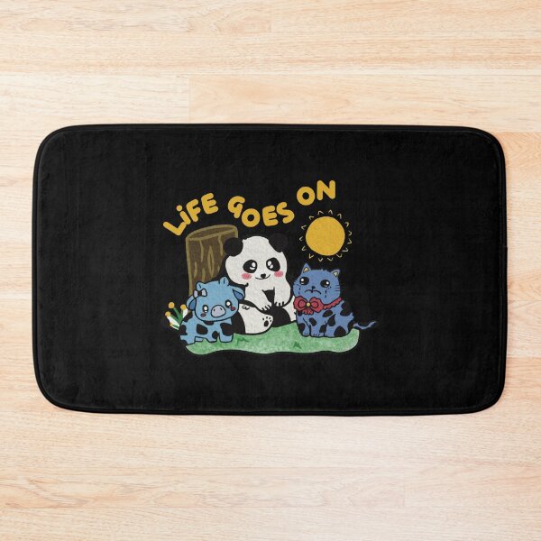 Item preview, PeiPei and Keke Life Goes On Positive Quote Design designed and sold by Peipeiandkeke.