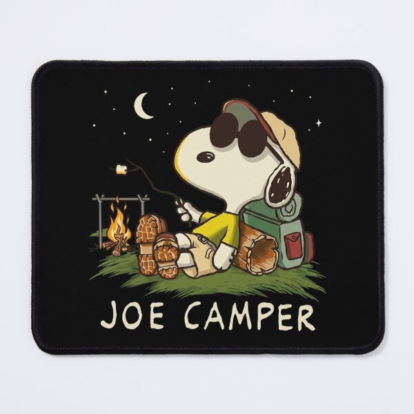 Item preview, Joe Camper Snoopy Camping Marshmallow Night Sky Retro designed and sold by DamianRoy88.