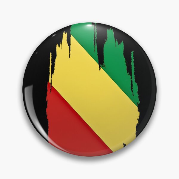 Item preview, Republic of the Congo Flag Distressed Paint Brush Stroke designed and sold by Danny-Arts1.