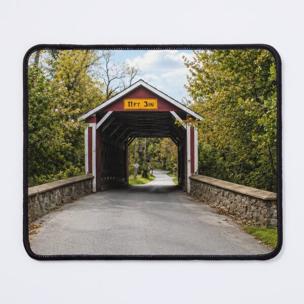Item preview, Ashland Covered Bridge color designed and sold by gotucoveredart.