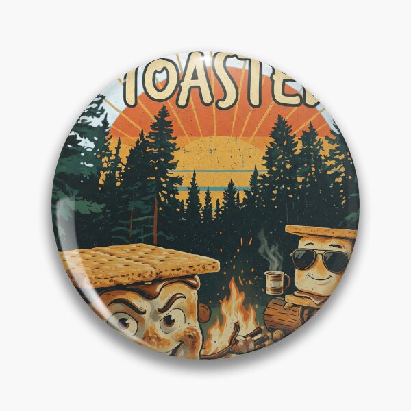 Item preview, Let's Get Toasted Camping S'Mores Marshmallow Smores designed and sold by golentera.