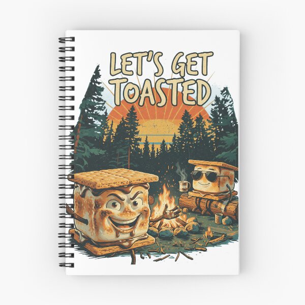 Item preview, Let's Get Toasted Camping S'Mores Marshmallow Smores designed and sold by golentera.