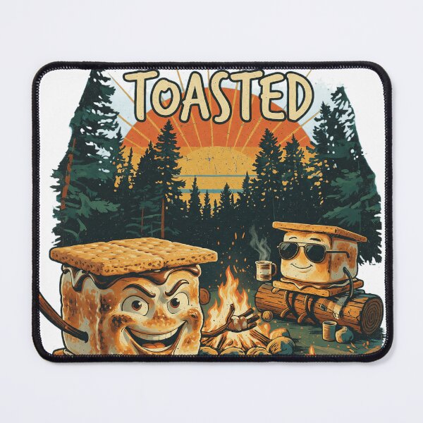 Item preview, Let's Get Toasted Camping S'Mores Marshmallow Smores designed and sold by golentera.