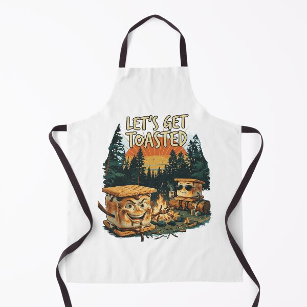 Item preview, Let's Get Toasted Camping S'Mores Marshmallow Smores designed and sold by golentera.