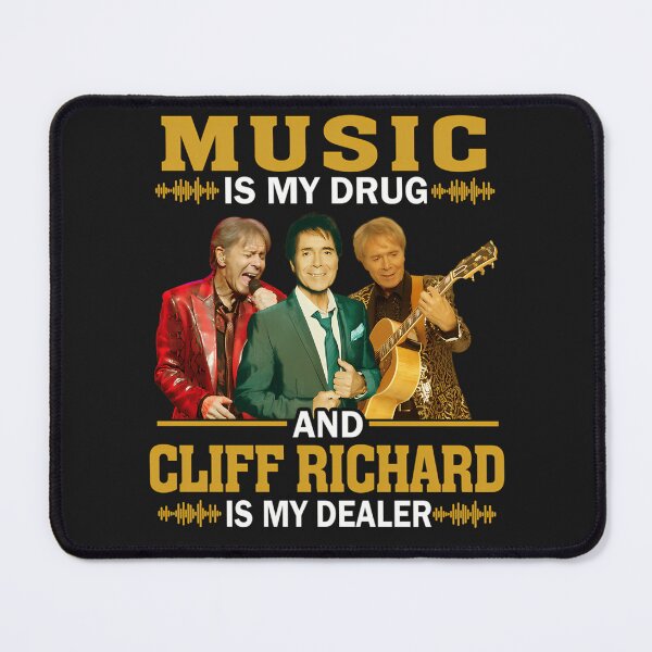 Item preview, Music Is My Drug and Cliff Richard Is My Dealer designed and sold by Random-ShirtZ.
