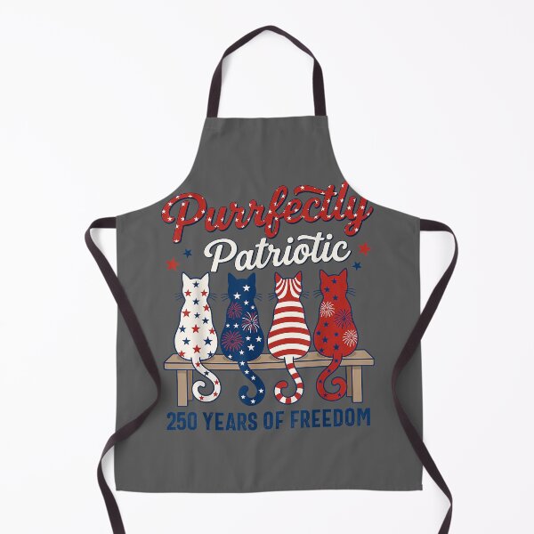 Item preview, 4th of July Cat Lovers Purrfectly Patriotic 250 Years 250th designed and sold by KristineLi.