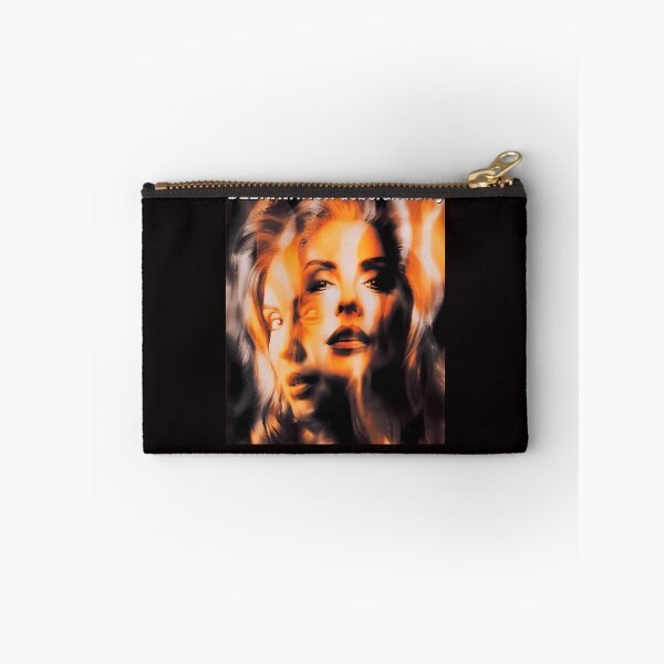 Item preview, Double Exposure Portrait Fiery Glowing Amber designed and sold by Megaplexxx.