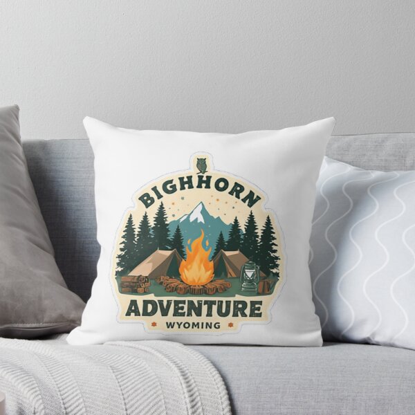 Item preview, Bighorn Adventure Wyoming Camping Mountains Outdoors Explorer designed and sold by Simsimah26Parks.