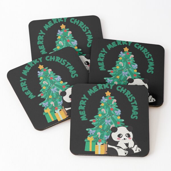 Item preview, PeiPei and Keke Merry Merry Christmas Holiday Art designed and sold by Peipeiandkeke.
