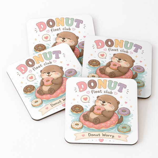 Item preview, Cute Donut Otter Kawaii T-Shirt | Donut Worry Sweet Dessert Animal Aesthetic Gift designed and sold by Snackwear Apparel.