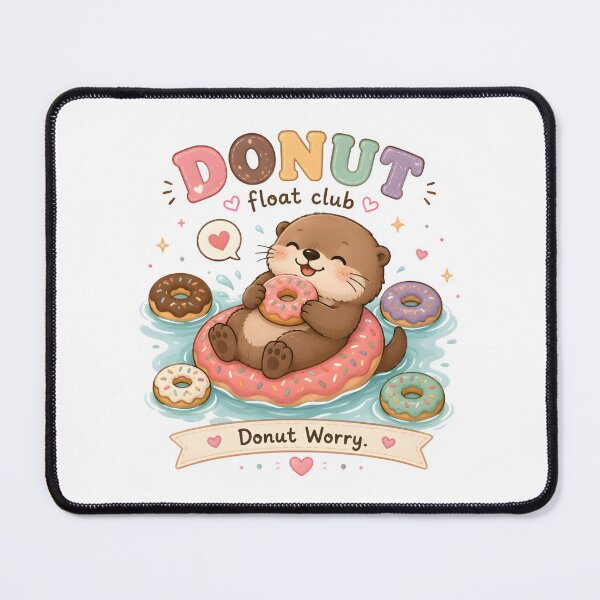 Item preview, Cute Donut Otter Kawaii T-Shirt | Donut Worry Sweet Dessert Animal Aesthetic Gift designed and sold by Snackwear Apparel.