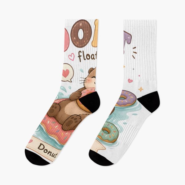 Item preview, Cute Donut Otter Kawaii T-Shirt | Donut Worry Sweet Dessert Animal Aesthetic Gift designed and sold by Snackwear Apparel.