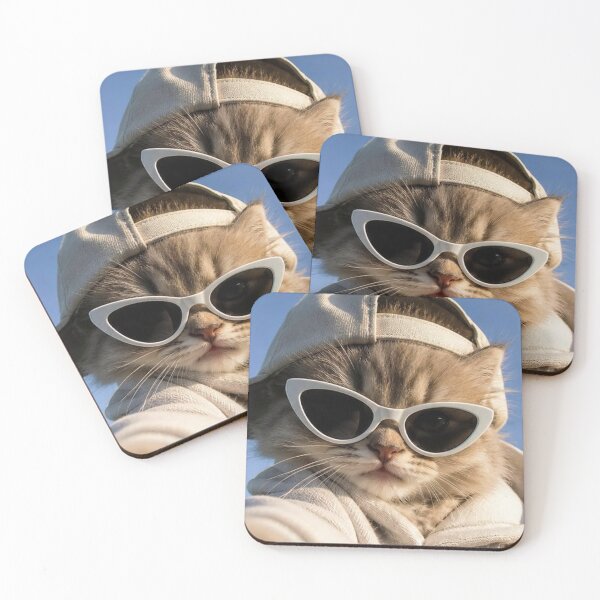 Item preview, Cat Wit Sunglasses designed and sold by YUN-Jr.