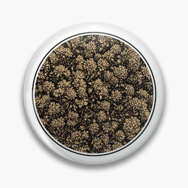 Item preview, Creeping Thyme in Bloom | Botanical Ink Art designed and sold by Linoluca.