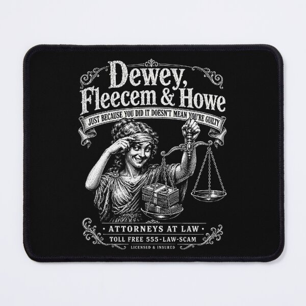 Item preview, Dewey Fleecem & Howe Legal Satire designed and sold by Victor Shadehorn.