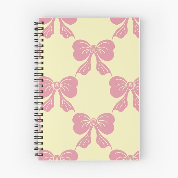 Item preview, Large Soft Pink Bow Pattern Pale Yellow designed and sold by DColourMuse.