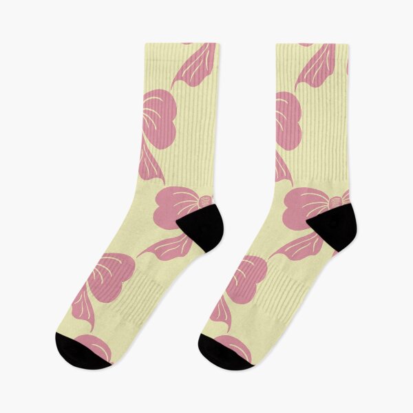 Item preview, Large Soft Pink Bow Pattern Pale Yellow designed and sold by DColourMuse.