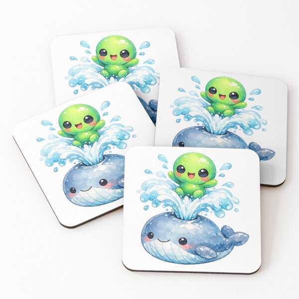 Item preview, Alien Kawaii Whale Fun designed and sold by AliensIRL.