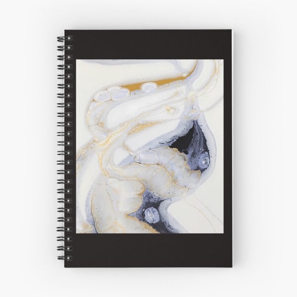 Item preview, White Gold Marble Swirls Minimalist Fluid Abstract designed and sold by Megaplexxx.