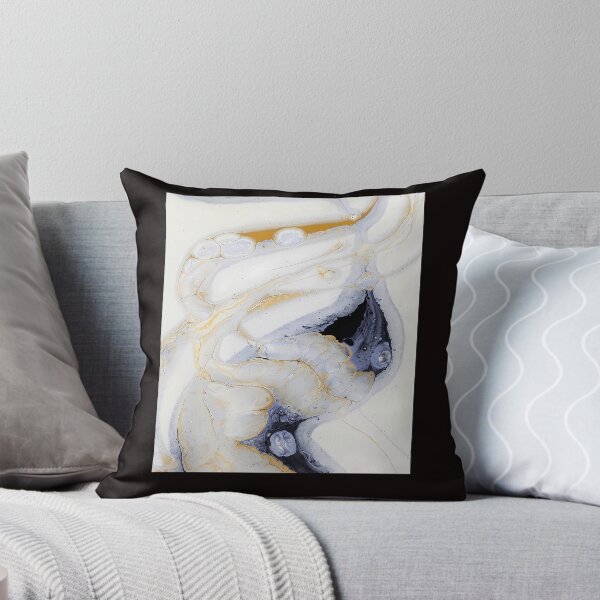 Item preview, White Gold Marble Swirls Minimalist Fluid Abstract designed and sold by Megaplexxx.