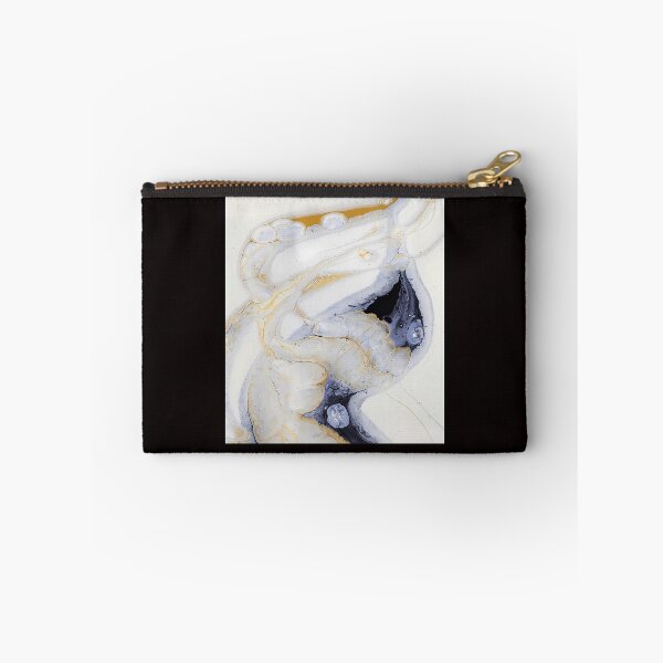 Item preview, White Gold Marble Swirls Minimalist Fluid Abstract designed and sold by Megaplexxx.