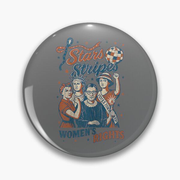 Item preview, 4th Of July Feminist Stars Stripes and Women's Rights designed and sold by KristineLi.