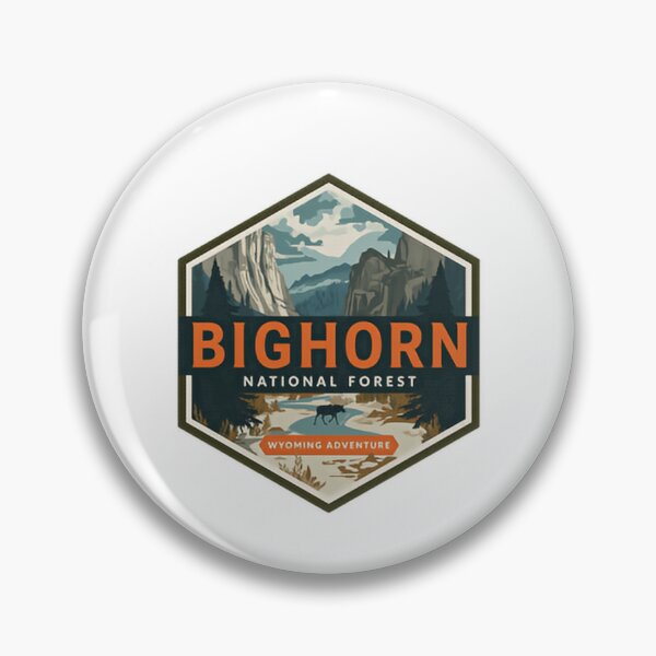 Item preview, Bighorn National Forest Wyoming Adventure National Park Outdoors Travel Hiking designed and sold by Simsimah26Parks.