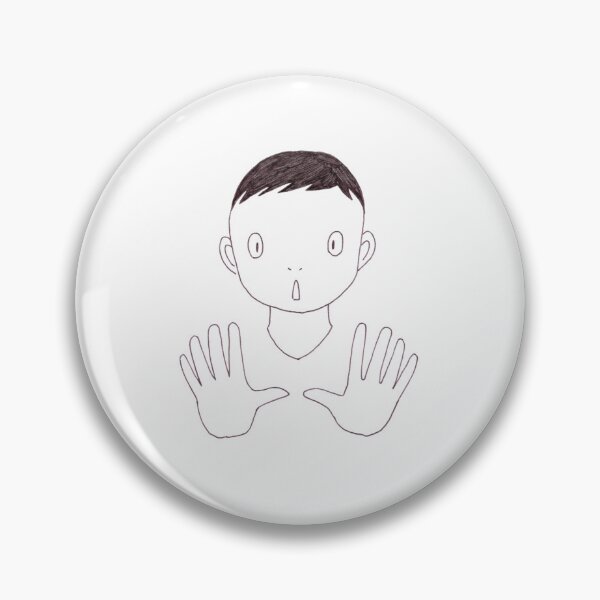 Item preview, Surprised Boy Hands designed and sold by yuifujinaga.